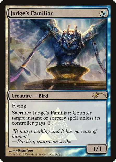 Judge's Familiar, Magic card F13 5 — Friday Night Magic 2013 set