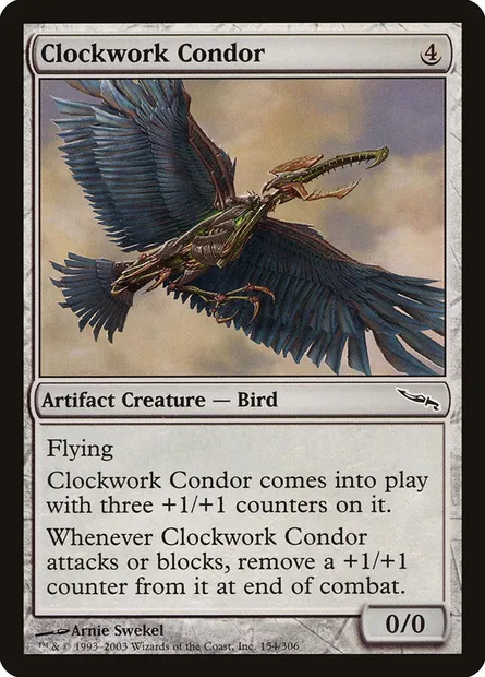 Condor mécanique, carte Magic MRD 154 — extension Mirrodin