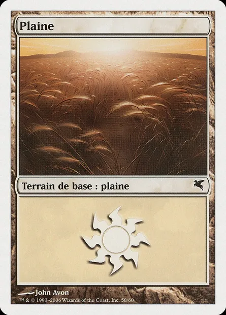 Plaine, carte Magic PSAL G58 — extension Salvat 2005