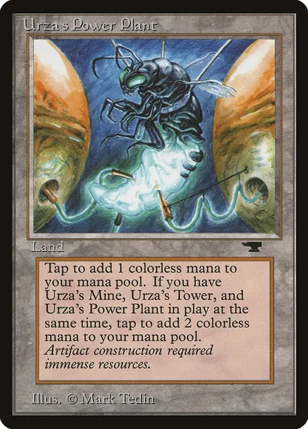 Centrale énergétique d'Urza, carte Magic ATQ 84c — extension Antiquities