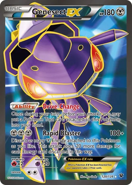 Genesect EX, Pokémon card FCO 120 — Fates Collide set