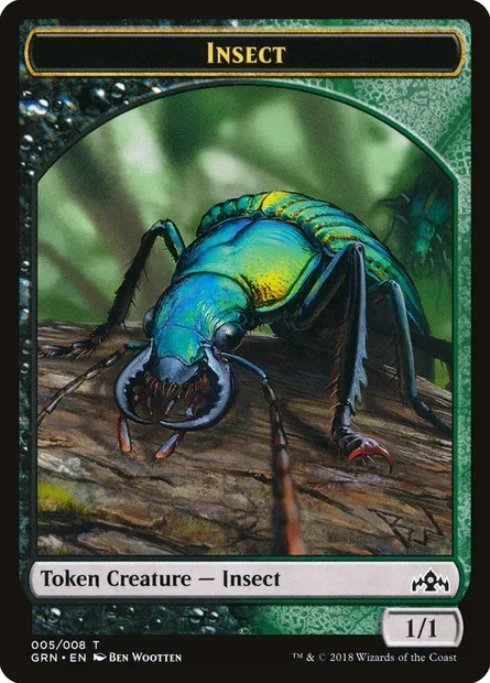 Insect, Magic card TGRN 5 — Guilds of Ravnica Tokens set