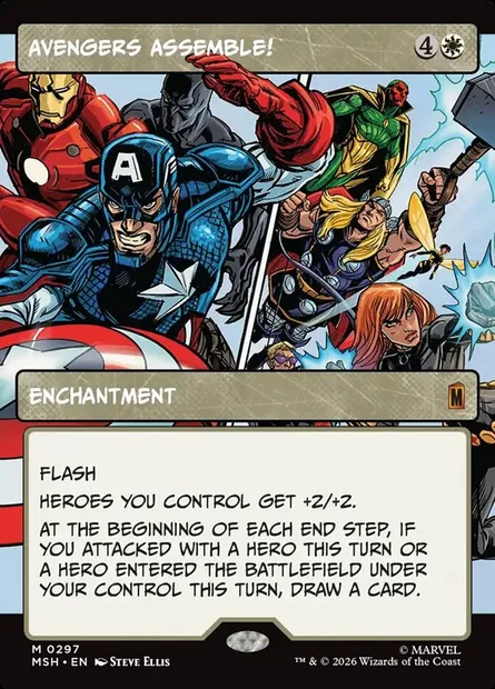 Avengers Assemble!, Magic card MSH 297 — Marvel Super Heroes set