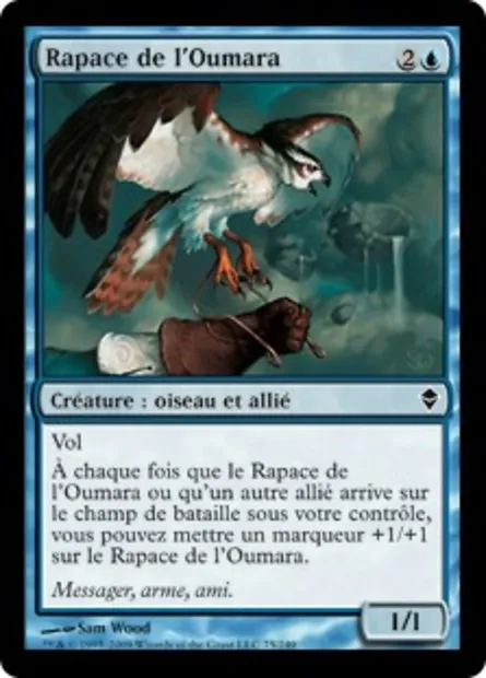 Rapace de l'Oumara, carte Magic ZEN 75 — extension Zendikar