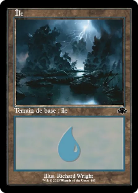 Île, carte Magic DMR 405 — extension Dominaria Remastered