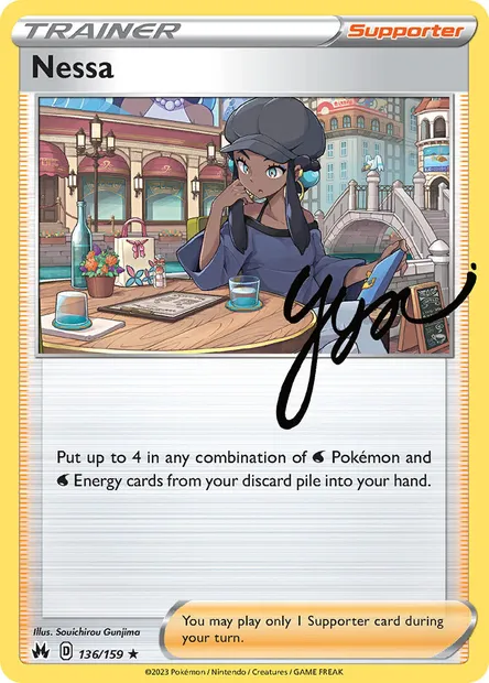 Nessa, Pokémon card CRZ 136 — Crown Zenith set