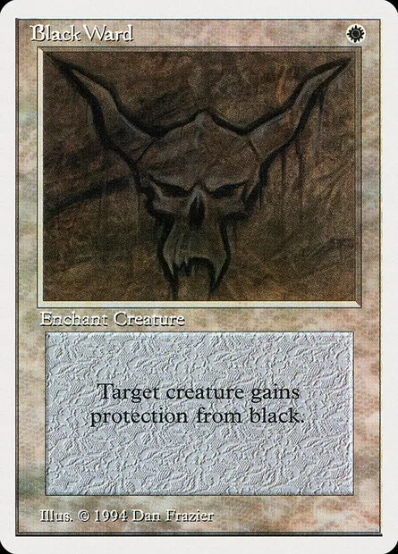 Black Ward, Magic card SUM 5 — Summer Magic / Edgar set
