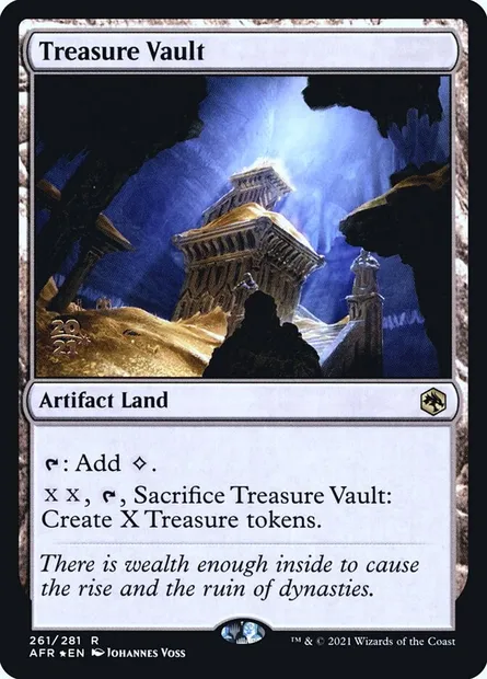 Salle au trésor, carte Magic PAFR 261s — extension Adventures in the Forgotten Realms Promos