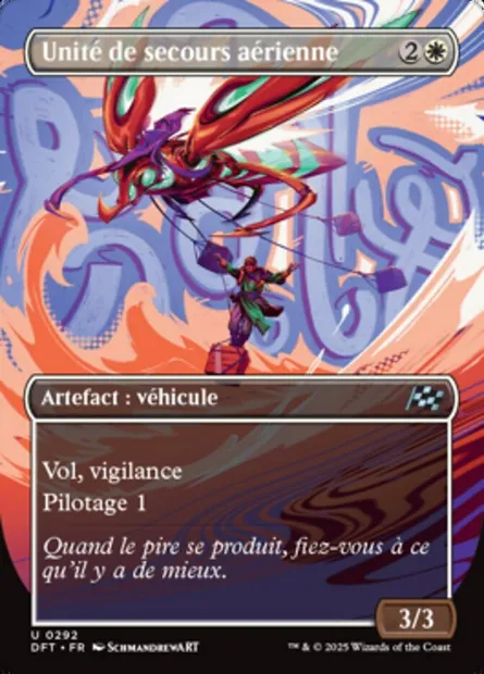 Unité de secours aérienne, carte Magic DFT 292 — extension Aetherdrift