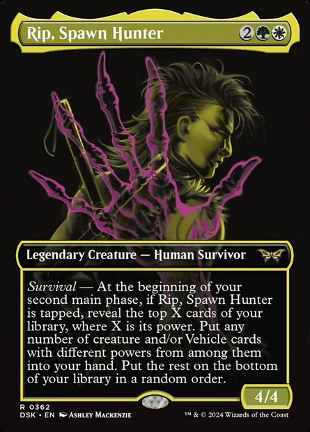 Rip, Spawn Hunter, Magic card DSK 362 — Duskmourn: House of Horror set