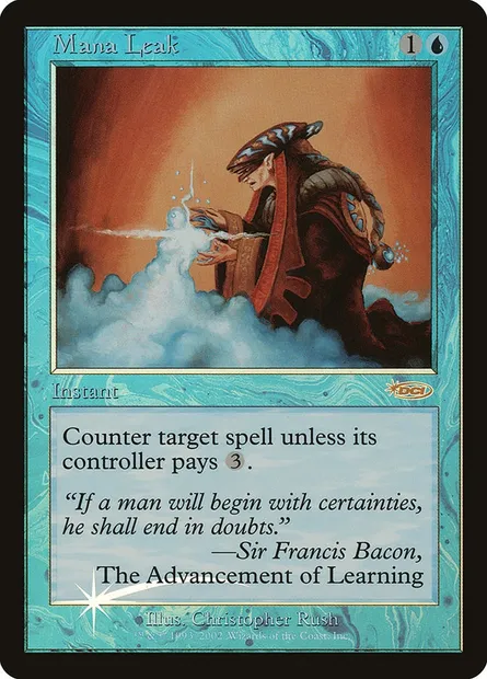 Fuite de mana, carte Magic PAL02 5 — extension Arena League 2002