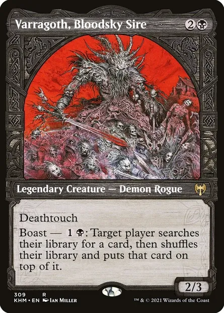 Varragoth, Bloodsky Sire, Magic card KHM 309 — Kaldheim set