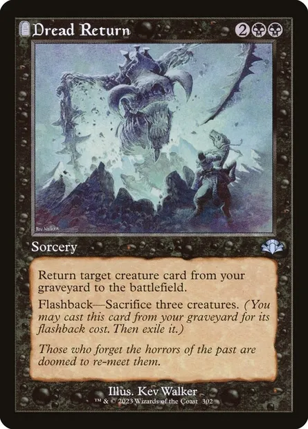 Dread Return, Magic card DMR 302 — Dominaria Remastered set