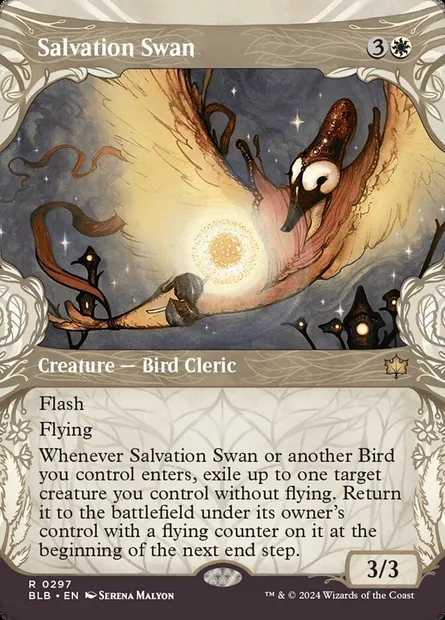 Salvation Swan, Magic card BLB 297 — Bloomburrow set