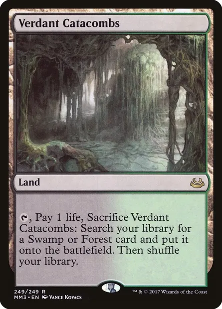 Verdant Catacombs, Magic card MM3 249 — Modern Masters 2017 set