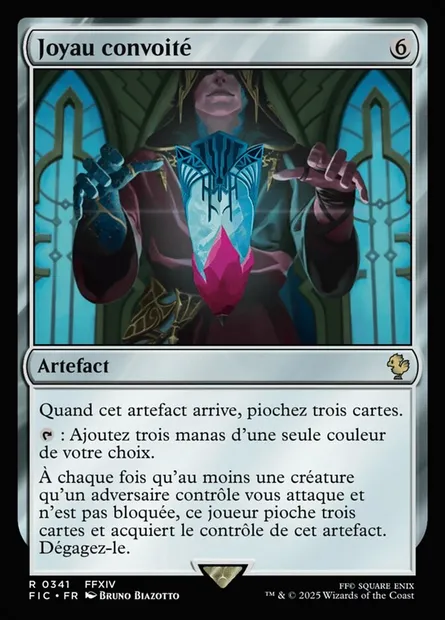 Joyau convoité, carte Magic FIC 341 — extension Final Fantasy Commander