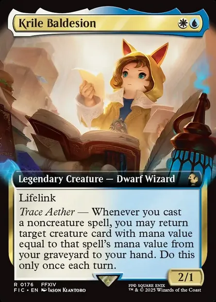 Krile Baldesion, Magic card FIC 176 — Final Fantasy Commander set
