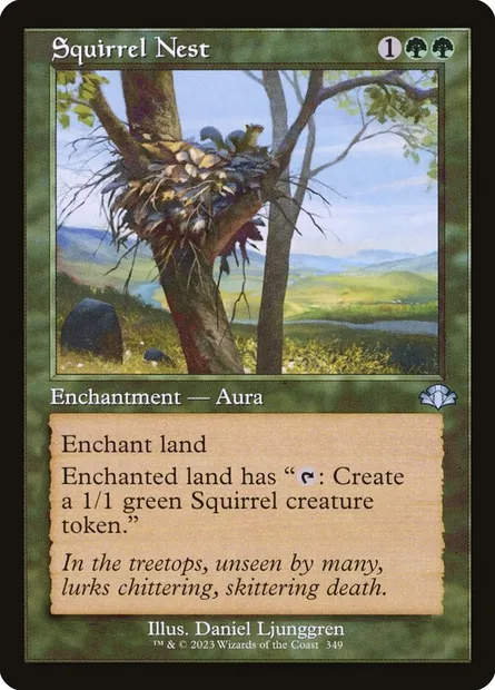 Squirrel Nest, Magic card DMR 349 — Dominaria Remastered set