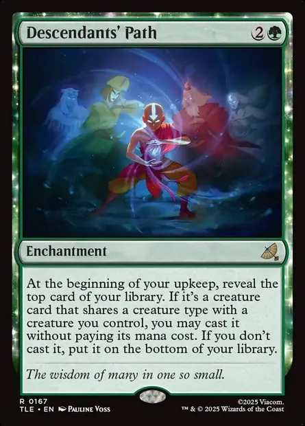 Descendants' Path, Magic card TLE 167 — Avatar: The Last Airbender Eternal set