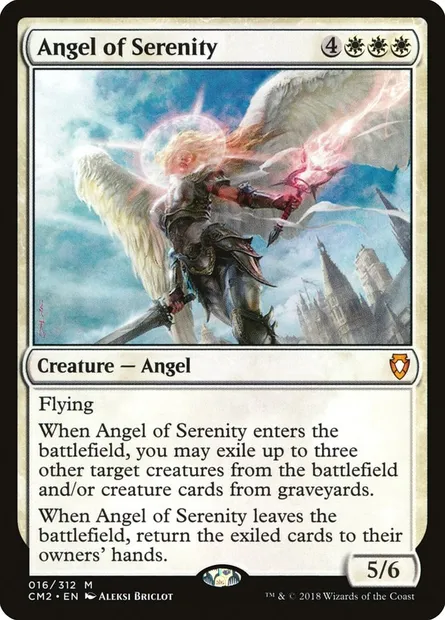 Angel of Serenity, Magic card CM2 16 — Commander Anthology Volume II set
