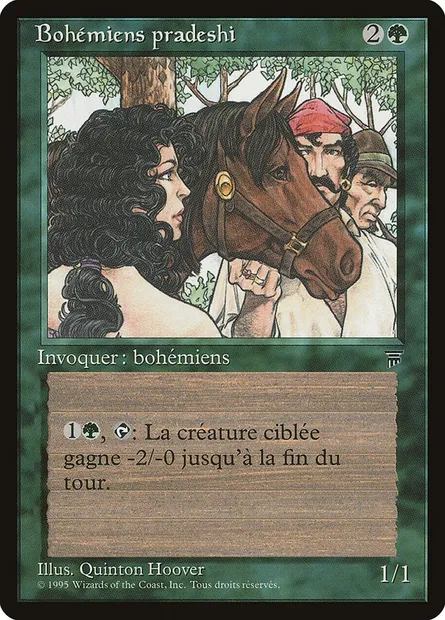 Bohémiens pradeshi, carte Magic REN 152 — extension Renaissance