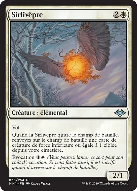Sirlivêpre, carte Magic MH1 35 — extension Horizons du Modern