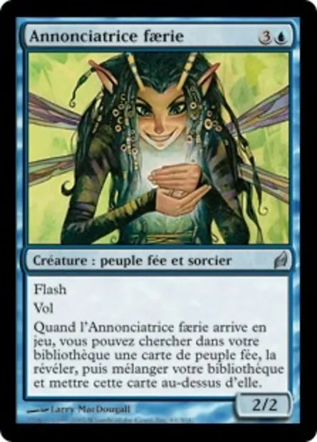 Annonciatrice faerie, carte Magic LRW 61 — extension Lorwyn