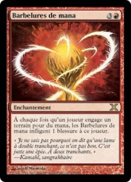 Barbelures de mana, carte Magic 10E 218 — extension Dixième édition