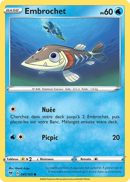 Embrochet, carte Pokémon VIV 41 — extension Voltage Éclatant