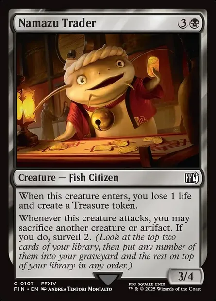 Namazu Trader, Magic card FIN 107 — Final Fantasy set