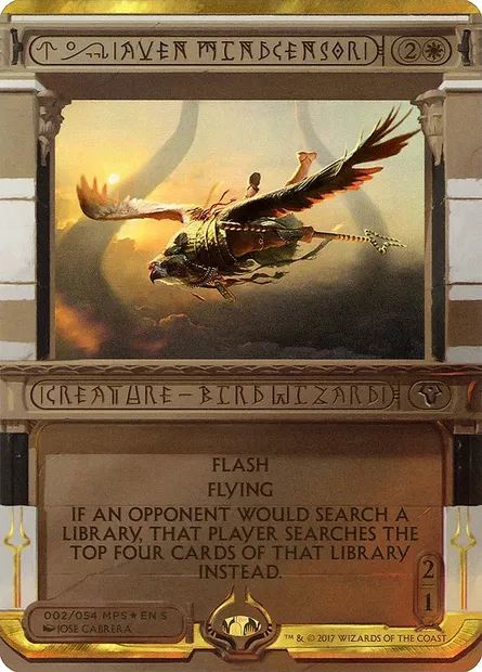 Aven Mindcensor, Magic card MP2 2 — Amonkhet Invocations set