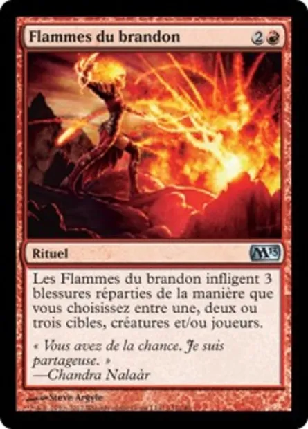 Flammes du brandon, carte Magic M13 132 — extension Magic 2013