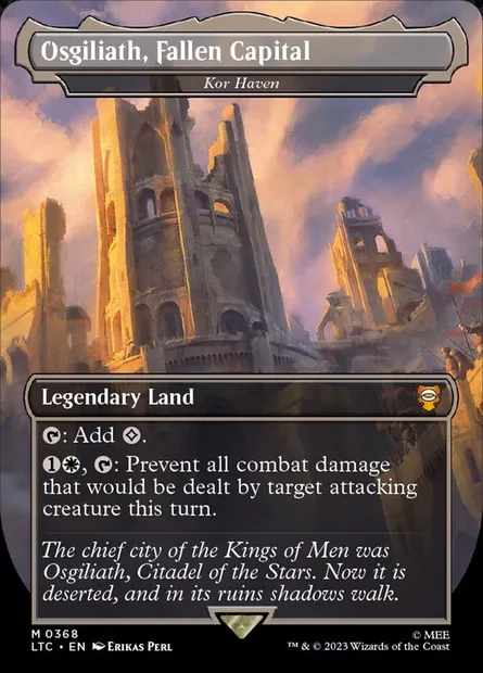 Havre kor, carte Magic LTC 368 — extension Tales of Middle-earth Commander