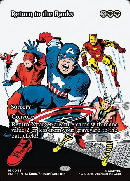 Return to the Ranks, Magic card MAR 48 — Marvel Universe set
