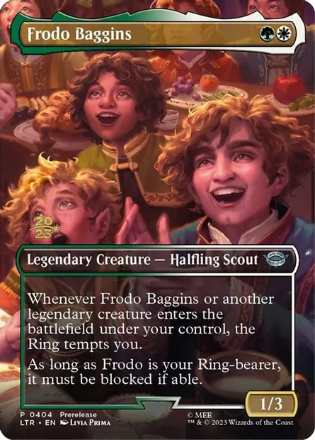 Frodo Baggins, Magic card PLTR 404s — Tales of Middle-earth Promos set