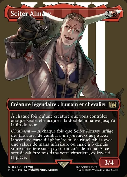 Seifer Almasy, carte Magic FIN 389 — extension Final Fantasy