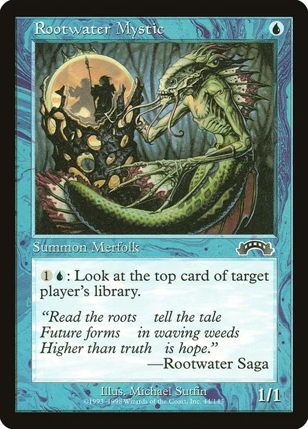 Rootwater Mystic, Magic card EXO 44 — Exodus set