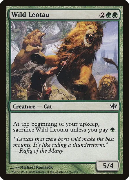 Wild Leotau, Magic card CON 97 — Conflux set
