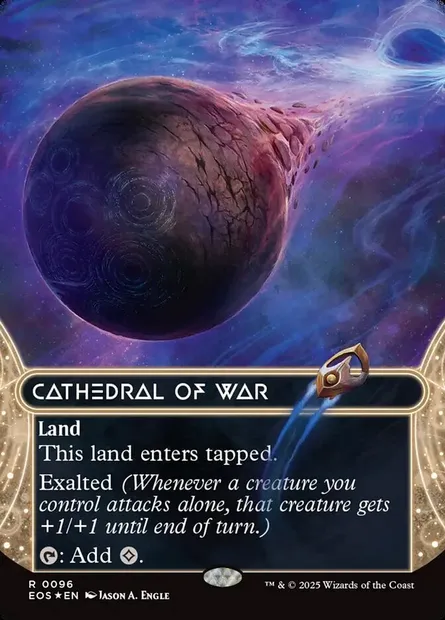 Cathedral of War, Magic card EOS 96 — Edge of Eternities: Stellar Sights set