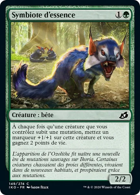 Symbiote d'essence, carte Magic IKO 149 — extension Ikoria: Lair of Behemoths
