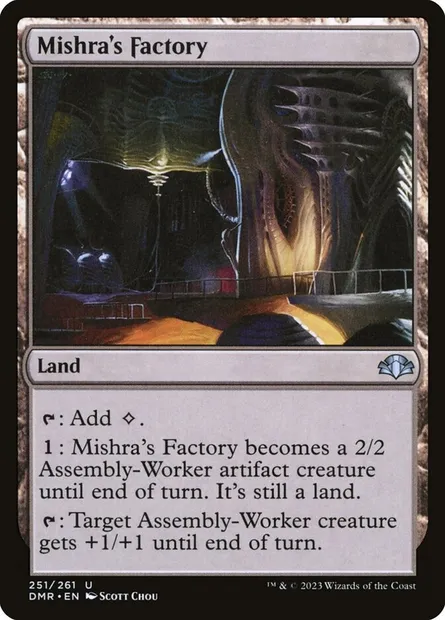 Mishra's Factory, Magic card DMR 251 — Dominaria Remastered set