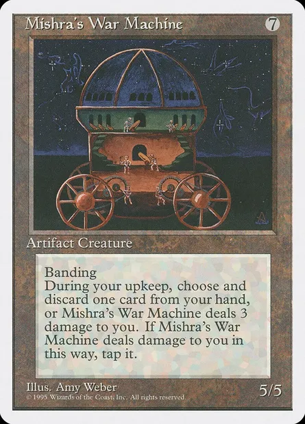 Mishra's War Machine, Magic card 4ED 337 — Fourth Edition set