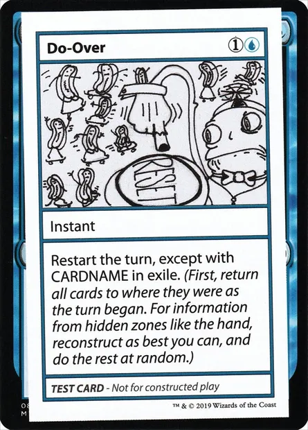 Do-Over, Magic card CMB2 20 — Mystery Booster Playtest Cards 2021 set