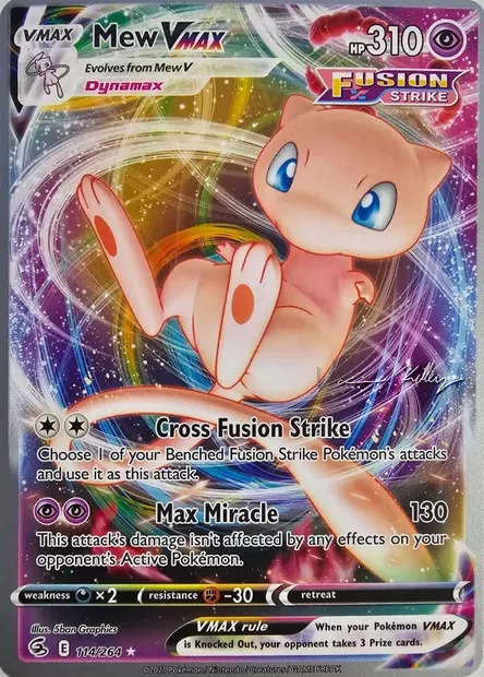 Mew VMAX, carte Pokémon WCD23 114 — extension World Championship Decks 2023
