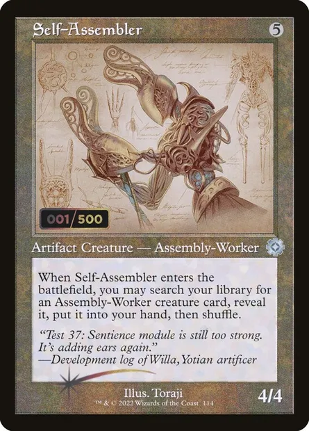 Auto-assembleur, carte Magic BRR 114z — extension The Brothers' War Retro Artifacts