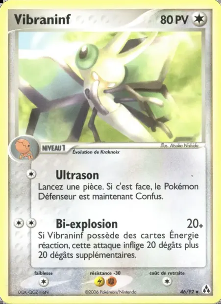 Vibraninf, carte Pokémon LM 46 — extension EX Créateurs de légendes