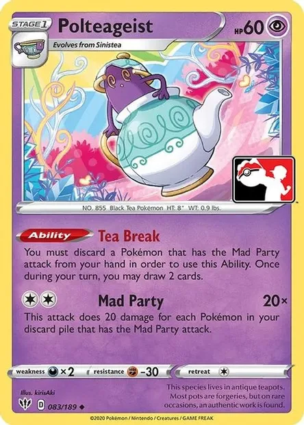 Polteageist, Pokémon card PPS 083 — Play! Pokémon Prize Pack Series set