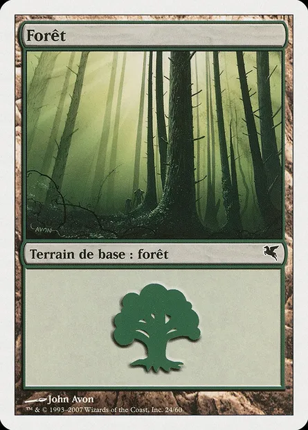 Forest, Magic card PSAL B24 — Salvat 2005 set
