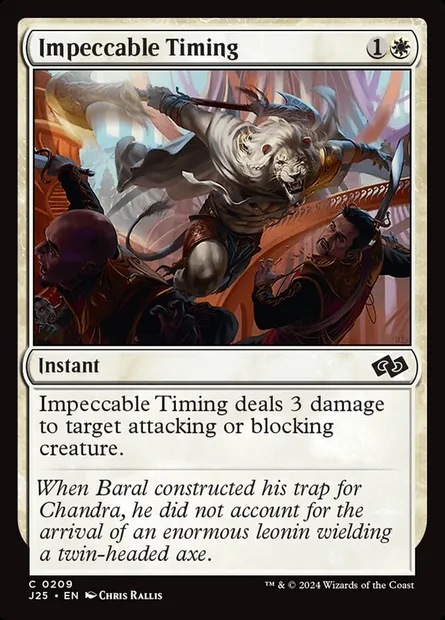 Impeccable Timing, Magic card J25 209 — Foundations Jumpstart set