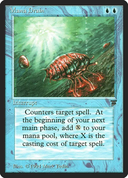 Mana Drain, Magic card LEG 65 — Legends set